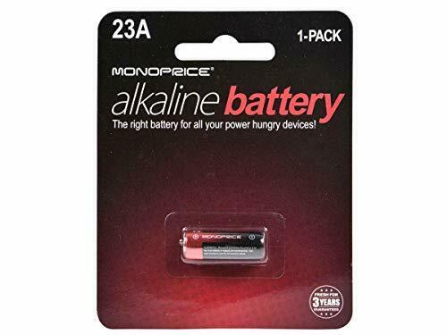 Monoprice Alkaline 12V A23A Battery - 1 Pack