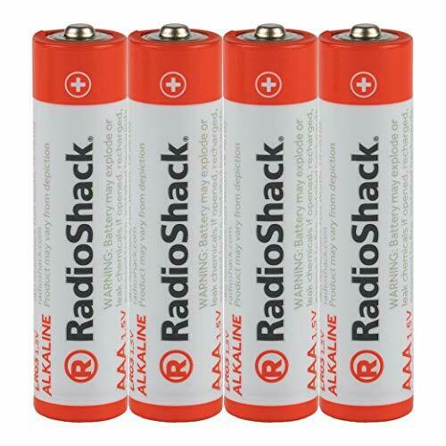 RadioShack AAA Alkaline Batteries - 4-Pack