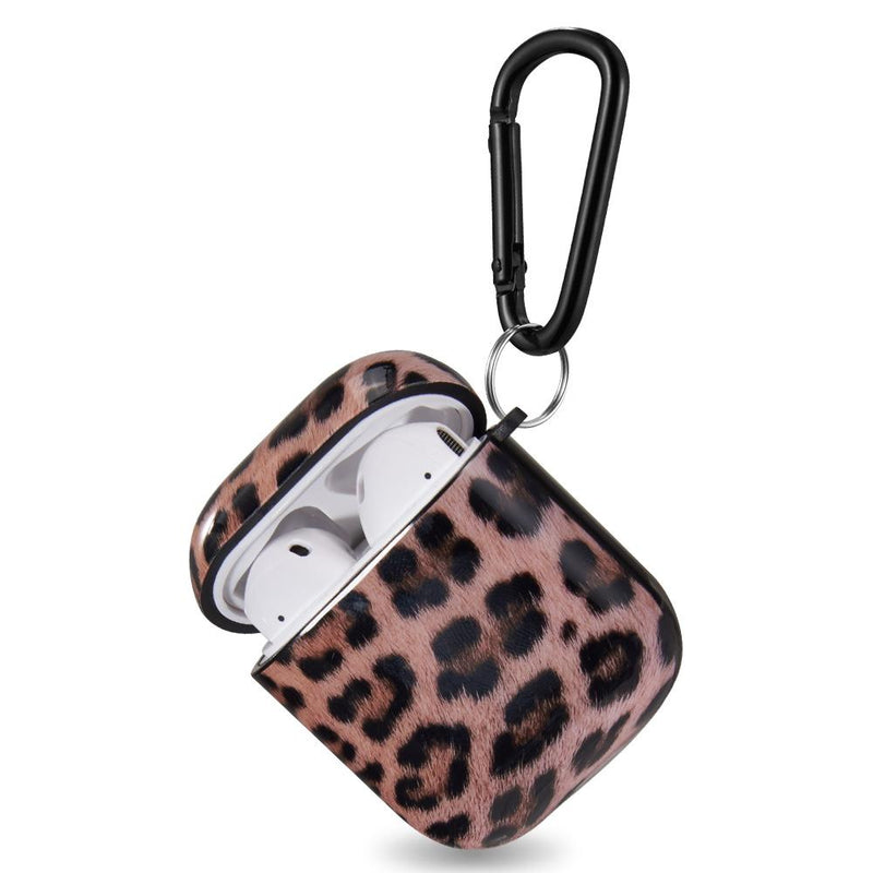 GLOSSY DESIGN LUXURY TPU SOFT CASE FOR AIRPODS WITH CARABINER