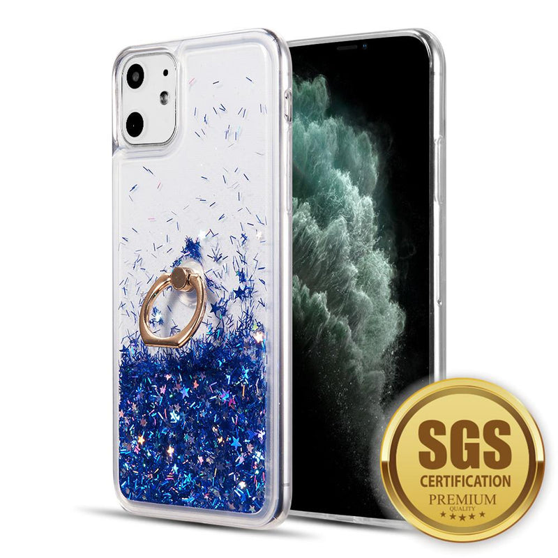 THE WATERFALL RING LIQUID SPARKLING QUICKSAND TPU CASE FOR IPHONE 11