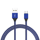 UNIVERSAL USB-C NYLON BRAIDED 6 FT FAST CHARGING DATA CAB