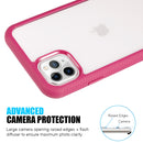 IPHONE 11 PRO MAX LUXMO TOUGH FUSION-X RUGGED BUMPER CASE TEMPERED GLASS