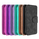 THE LUXURY 2 SERIES FLIP WALLET CASE FOR IPHONE XS / X - PURPLE