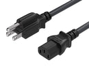 SimplyASP Tech 6ft 18 AWG Universal Power Cord (IEC320 C13 to NEMA 5-15P)