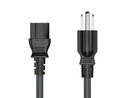 SimplyASP Tech 6ft 18 AWG Universal Power Cord (IEC320 C13 to NEMA 5-15P)
