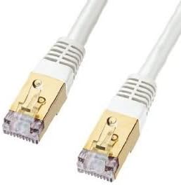 14ft KEYDEX CAT7 Gold-Plated Snagless Ethernet Cable White