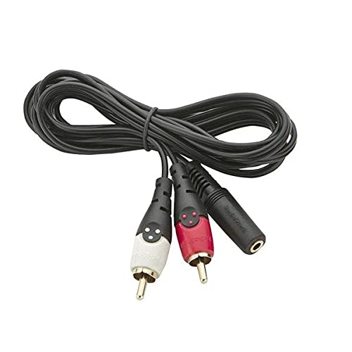 RadioShack 3-Foot 1/8-Inch Stereo Female-to-Dual RCA Male Y-Cable