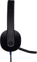 Open Box Logitech H540 USB Headset: Skype Certified for Windows & Mac, Black