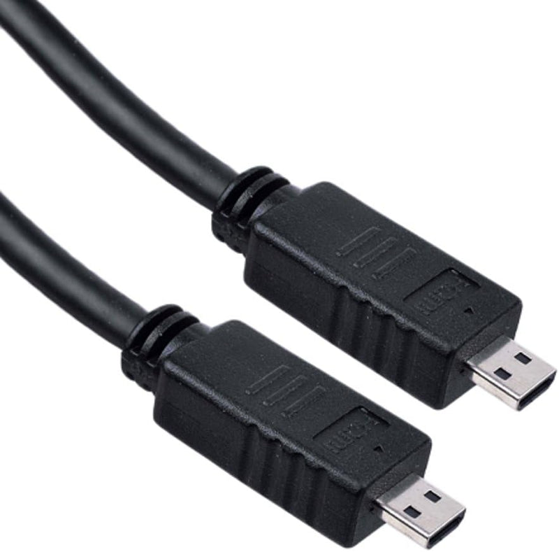 High Speed Micro HDMI Cable, Ethernet, Male to Male, Shielded, Black, 3m