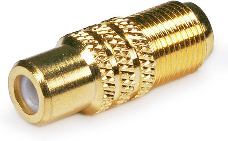 Monoprice RCA Female to F Female Adaptor, Gold Plated