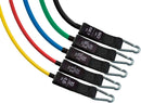 GetFit Resistance Bands Set 5 Color-Coded Bands Durable Construction