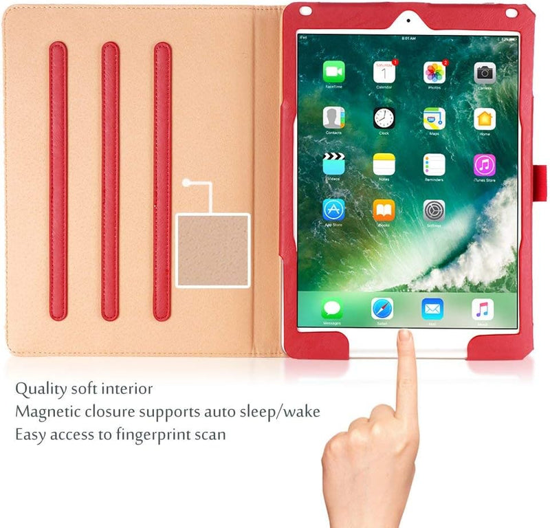 Tablet Case Stand Folio Cover for all Tablets iPad 9.7" iPad Air 2 iPad Air Red