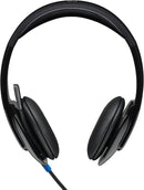 Open Box Logitech H540 USB Headset: Skype Certified for Windows & Mac, Black