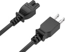 SimplyASP Tech 6ft 3-Prong Notebook AC Power Cord IEC320 C5 to NEMA 5-15P