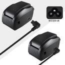 SimplyASP Tech 6ft 3-Prong AC Cord (Mickey Ears) - C5 to NEMA 5-15P, Left Angle