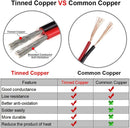 SimplyASP Tech 20 AWG 2-Pin, 6ft Extension Wire LED Strips 3528/5050, Red/Black