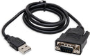 USB A Male to Serial Cable DB9 (RS232) (3 feet)