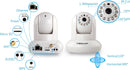 Foscam FI9831W 1.3MP Wireless IP Cam - 26ft Night Vision, 70° View - White