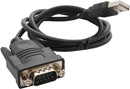 USB A Male to Serial Cable DB9 (RS232) (3 feet)