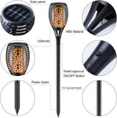 Solar Torch Light: Flickering Flame Effect, Waterproof Garden Decor (Set of 2)
