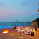 Solar Torch Light: Flickering Flame Effect, Waterproof Garden Decor (Set of 2)