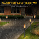 Solar Torch Light: Flickering Flame Effect, Waterproof Garden Decor (Set of 2)