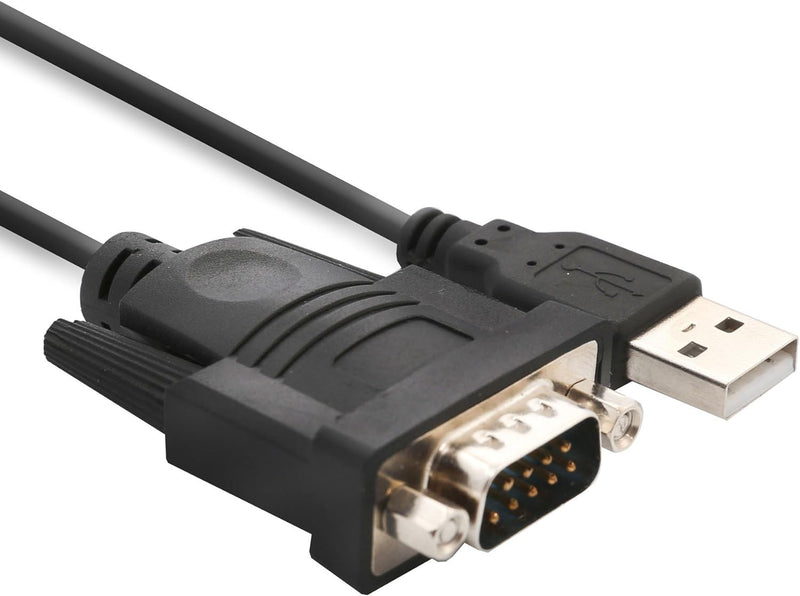 USB A Male to Serial Cable DB9 (RS232) (3 feet)