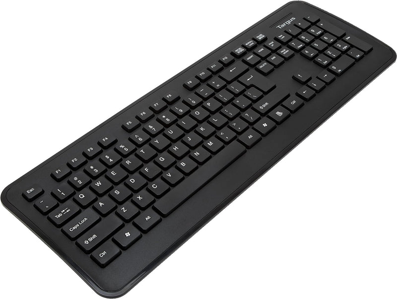 Targus Full-Size Wireless Keyboard - USB Dongle for PC/Mac, Black