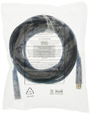 Monoprice 25ft Black 16AWG Gold-Plated XLR M/F Microphone Cable - Stage Right