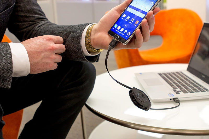 ReTrak Retractable Galaxy Charge and Sync Cable