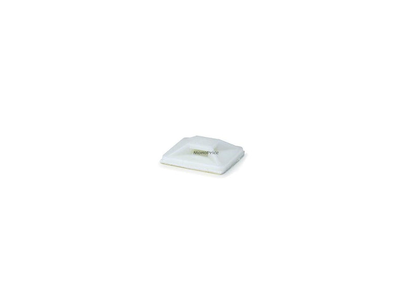 Monoprice Cable tie mounts 25x25(mm), 100pcs/Pack - white