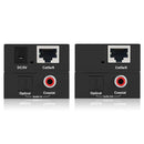 SimplyASP Tech Audio Extender Over CAT5e/6/7 - 984ft, Bi-Dir PoC, 5.1-Channel