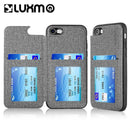 FOR IPHONE 8 / 7 THE COMMUTER LEATHER TPU REAR FLIP WALLET CASE