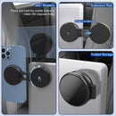 Universal MagSafe Car Mount for EVs/Tesla: Invisible Adhesive - Black