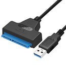 USB 3.0 SATA 3 Adapter 6 Gbps 2.5" Hard Drive 22 Pin Sata III