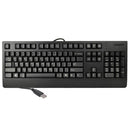 Lenovo USB Wired Keyboard - Quiet, Thin, 104 Keys with Pop-Out Feet, Black