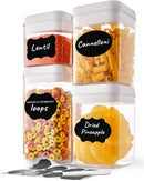 SimplyASP Tech UNIVERSAL 4 PCS. STORAGE CONTAINER CLEAR