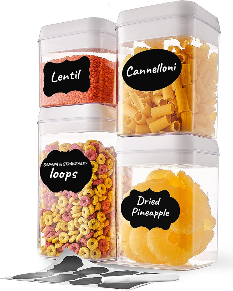 SimplyASP Tech UNIVERSAL 4 PCS. STORAGE CONTAINER CLEAR