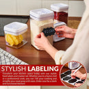 SimplyASP Tech UNIVERSAL 4 PCS. STORAGE CONTAINER CLEAR