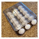 SimplyASP Tech UNIVERSAL 2 LAYER EGG STORAGE TRAY CLEAR Holds 36 Eggs