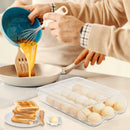 SimplyASP Tech UNIVERSAL 2 LAYER EGG STORAGE TRAY CLEAR Holds 36 Eggs
