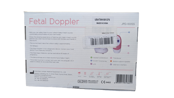 Fetal Doppler Baby Heartbeat Monitor