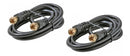 2-Pack SimplyASP Tech 6' RG59U Gold-Plated Coaxial Cable: Premium TV
