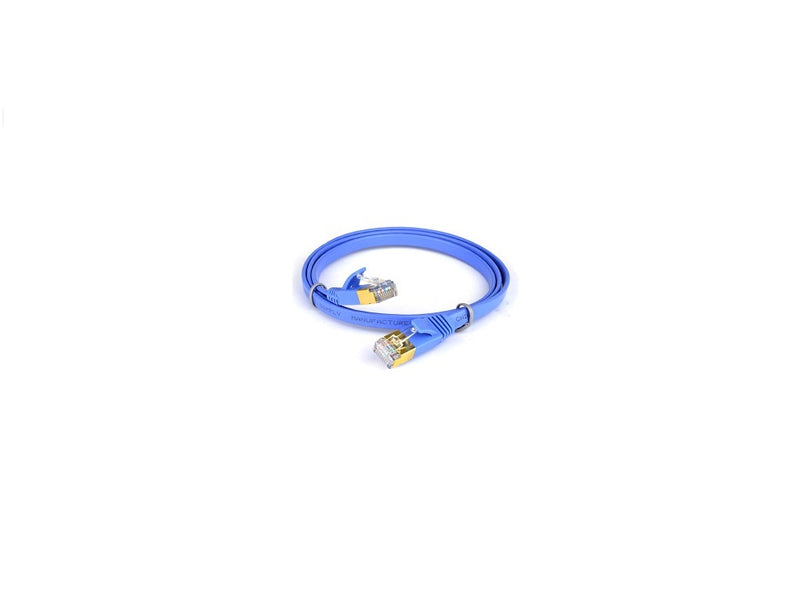 3ft KEYDEX CAT7 Gold-Plated Snagless Ethernet Cable Blue