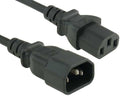 SimplyASP Tech 8ft Computer Power Extension Cord (IEC320 C13 to IEC320 C14)