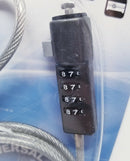 6-Feet NoteGuard LKCP-0093S Universal Notebook Security Combo Cable Lock
