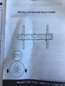 SimplyASP Tech 32" - 60" (110 lbs) LCD/LED/Plasma Fixed Tilting Wall Mount