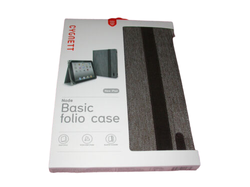 Cygnett Node Basic Folio Case Flexi Stand for iPad 3rd, 4th, 5th Gen & Air Brown