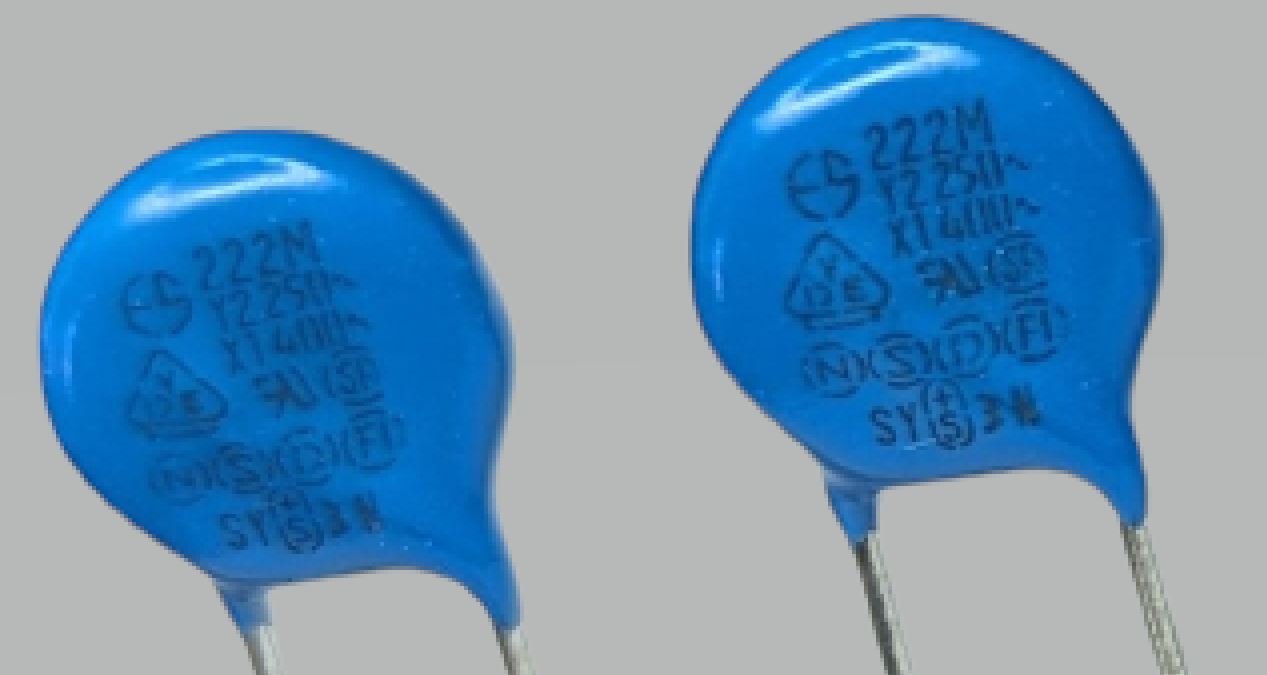 High-voltage Ceramic Disc Capacitors Safety X1/Y2 400/250V (AC) 2200 p