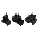 RadioShack EU/UK/AU Removable Plugs (Black)